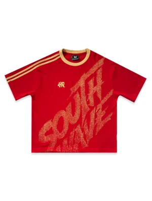 southwave red laced t shirt
