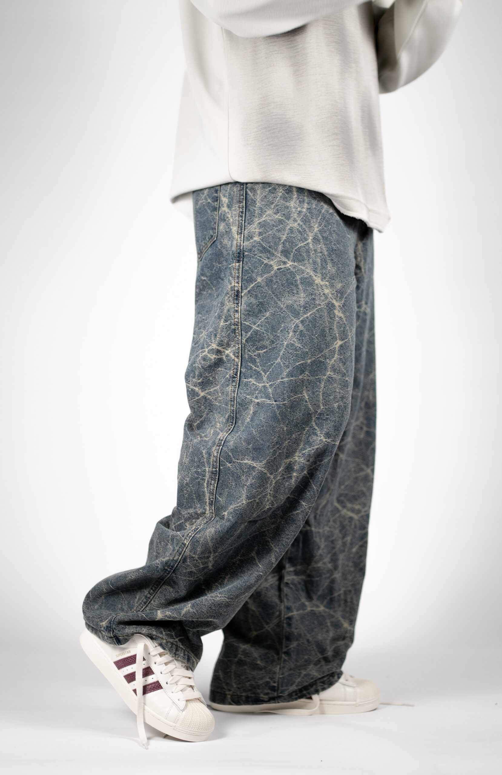 thirty million crack wide leg jeans | unisex thirty million crack wide leg jeans | unisex