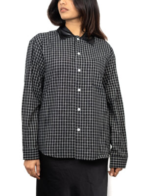 midnight grid shirt | unisex