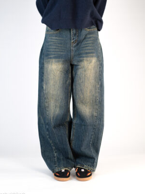 thirty million ash blue wide jeans | unisex
