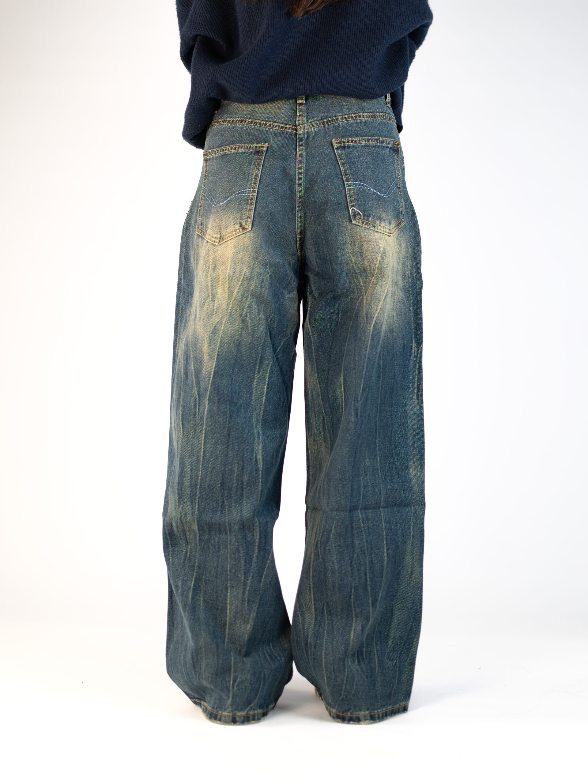 thirty million ash blue wide jeans | unisex thirty million ash blue wide jeans | unisex